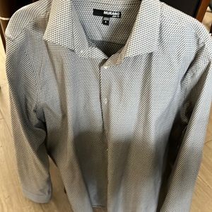 Murano mens size large dress shirt ling sleeve button down